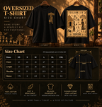Color: Black — size chart